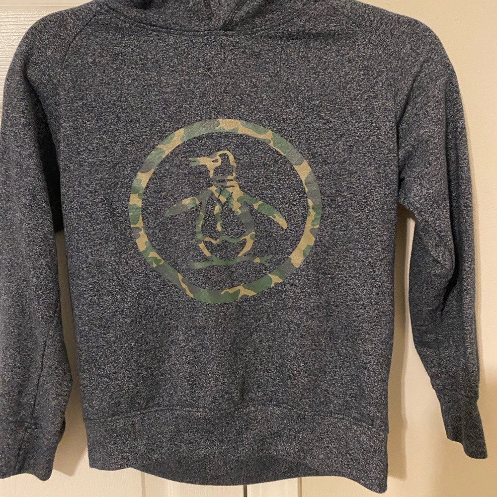 Boys Penguin Pull Over Hoodie